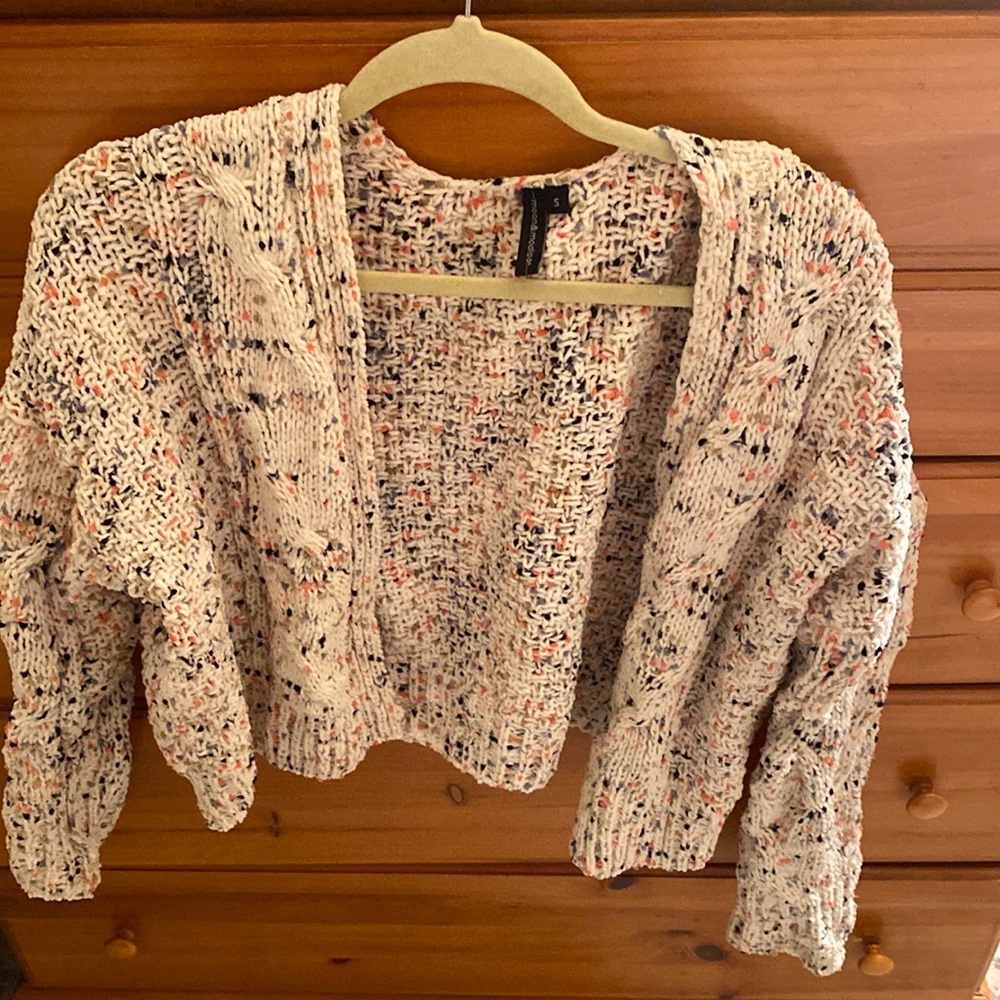 Multi colored cardigan